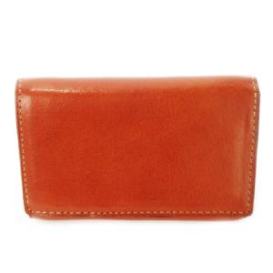Dakota 三つ折り財布 ウォレット 小銭入れあり 二つ折り レザー 革 ステッチ オレンジブラウン /CK27 GY18