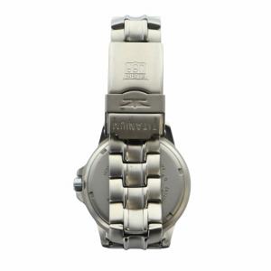 ELGIN 腕時計 ウォッチ ソーラー カレンダー付き ロゴ 黒文字盤 クロノグラフ 回転ベゼル シルバー色 FK-997-C