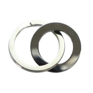 JIL SANDER キーリング チャーム ロゴ刻印 シルバー色 264451 GY11 /MQ