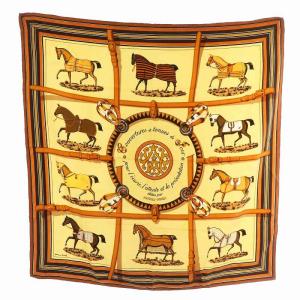 カレ90 Couvertures et Tenues de Jour スカーフ シルク