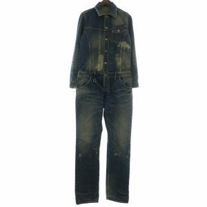 オールインワン USE加工 S インディゴブルー 1105-03B