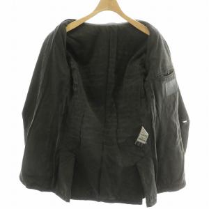 ISAMU KATAYAMA BACKLASH テーラードジャケット リネン ログウッド染め