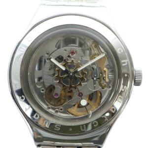 IRONY 腕時計 自動巻き スケルトン シルバーカラー