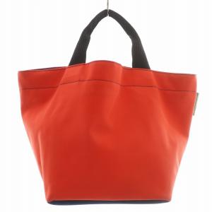 Hervé Chapelier 1027N ナイロン 舟型 トート M トートバッグ ハンド ナイロン オレンジ /XZ GY18