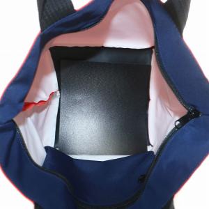 Hervé Chapelier 1027N ナイロン 舟型 トート M トートバッグ ハンド ナイロン オレンジ /XZ GY18