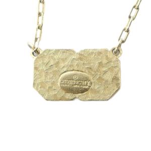 GIVENCHY ネックレス アクセサリー ペンダント ロゴ ゴールド色 GY18 /MQ