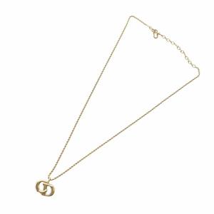 Christian Dior ネックレス CDロゴ ゴールドカラー