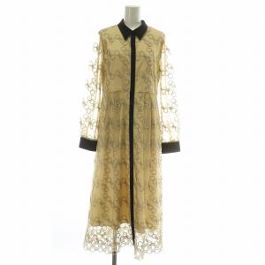 グレースコンチネンタル GRACE CONTINENTAL チェーン emb ワンピース ロング 長袖