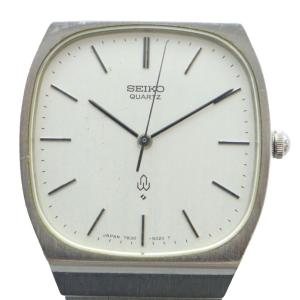 ジャンク品 腕時計 ウォッチ クォーツ スクエア ロゴ シルバー色 7830-5020 GY18 /MQ