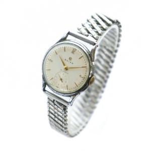 SEIKO Sマーク 腕時計 ウォッチ 手巻き ロゴ スモセコ 15石 シルバー色 12078 GY18 /MQ