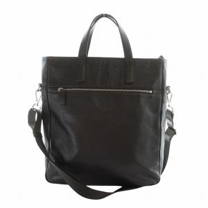 ハンドバッグ ショルダー 2WAY トート レザー ロゴ パスケース付き 茶 ブラウン GY11 /MQ