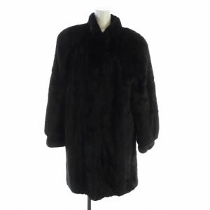 金サガ ロイヤル 毛皮コート ミンクファー 13 ブラック
