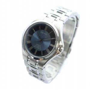 SEIKO DOLCE KINETIC 腕時計 クォーツ 青文字盤 ローマン