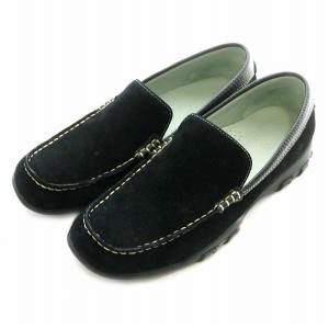 MERIBEL.MOC ローファー モカシン スリッポン スニーカー スエード レザー 皮革 6B 24.0