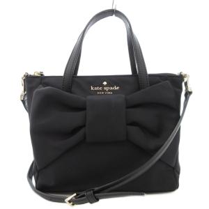 WATSON LANE SIGNATURE BOW ハンドバッグ ショルダー 2WAY ロゴ ナイロン