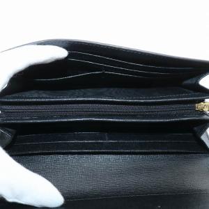 FURLA 長財布 二つ折り レザー ロゴ ゴールド金具 黒 ブラック /XZ GY18