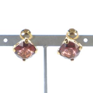 イヤリング アクセサリー クリップ式 両耳用 ロゴ クリスタル ゴールド色 GY18 /MQ