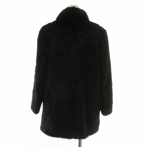 SAGA MINK 銀サガ ファーコート アウター 毛皮 ミンク ミドル 肩パッド 11 L 茶色 ブラウン /XZ GY11