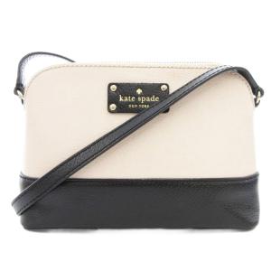 ショルダーバッグ 斜め掛け クロスボディ ロゴ PVC レザー ベージュ 黒 ブラック /GV GY11