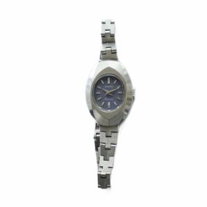 RADO Bernina ベルニナ 腕時計 ウォッチ 手巻き 青文字盤 ロゴ カットガラス シルバー色 A345159