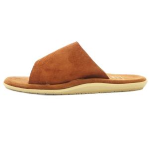 ISLAND SLIPPER タグ付き シャワーサンダル スライド ロゴ スエード レザー 9 茶 ブラウン PTS705BHR /GV
