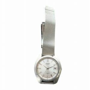 SEIKO 腕時計 ウォッチ 17石 自動巻き ロゴ カレンダー付き デイト シルバー色 7005-7031 GY18