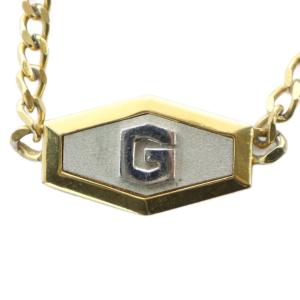 ネックレス アクセサリー ペンダント プレート ロゴ 喜平チェーン ゴールド色 シルバー色 GY18 /MQ