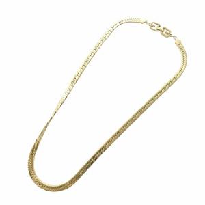 GIVENCHY ネックレス アクセサリー 喜平チェーン ロゴ刻印 ゴールド色 GY11 /MQ