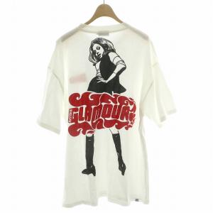 ヴィクセンガール Tシャツ カットソー 半袖 ロゴ グラフィック キャラクター イラスト 女性 L 白
