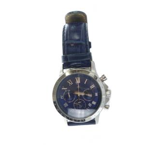 4℃ 腕時計 ウォッチ クォーツ クロノグラフ カレンダー付き ローマン スモセコ シルバー色 P750625