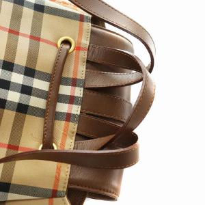 burberrys ヴィンテージ ミニ リュックサック ノバチェック ブラウン