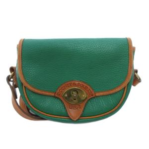 ショルダーバッグ 斜め掛け クロスボディ レザー ロゴ 緑 グリーン /FT GY11