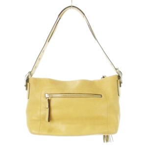 COACH ハンドバッグ ワンショルダー レザー 革 シボ革 タッセル ベージュ 1429P /CK21 GY18