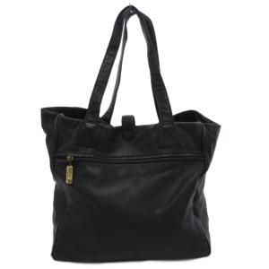 RALPH LAUREN トートバッグ レザー 革 マルチポケット 大容量 ロゴ 黒 ブラック /JS GY18