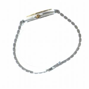 dunhill ミレニアム 腕時計 クォーツ 12P ラインストーン 黒文字盤 コンビカラー