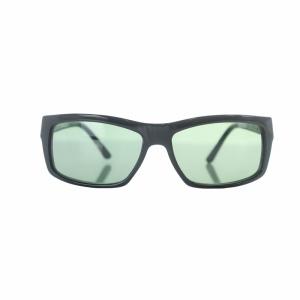 サングラス 眼鏡 めがね カラーレンズ ロゴ スクエア 5815-135 黒 ブラック 7004-A 