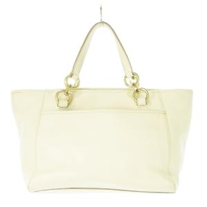 COACH ハンドバッグ 2way ショルダーバッグ レザー 革 ロゴ 白 アイボリー F35030 /CK20 GY18