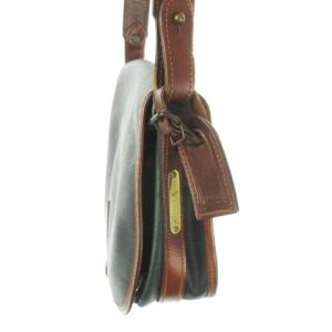 POLO RALPH LAUREN ショルダーバッグ PVC レザー 革 フラップ ベルト ブラックウォッチ 緑 グリーン /CK25 GY18