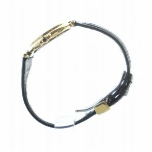 dunhill ミレニアム 腕時計 クォーツ 白文字盤 レザーベルト ローマン ゴールドカラー