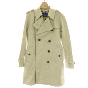 トレンチコート ロング アウター 長袖 ノバチェック 総裏地 38 S ベージュ FN501-504 /MP