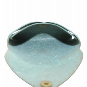 IL BISONTE コインケース 小銭入れ マルチケース レザー ロゴ 緑 グリーン /XZ GY18