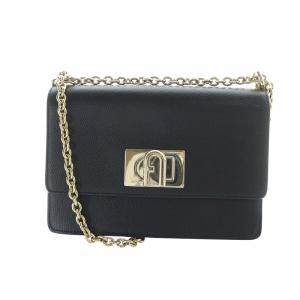 1927 クロスボディ MINI ショルダーバッグ 斜めがけ レザー アーチロゴ チェーン 黒 ブラック