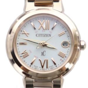 クロスシー 腕時計 光発電 エコドライブ デイト カレンダー付き ローマン