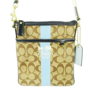 ショルダーバッグ PVC レザー 革 シグネチャー ロゴ 茶 ブラウン 40924 /CK23 GY18