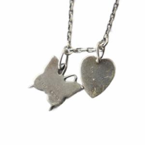 GUCCI ネックレス アクセサリー ペンダント ハート バタフライ Silver925 SV925 シルバー GY18