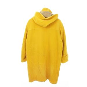 gotairiku SPORT ダッフルコート ロング トグルボタン ジップアップ フード付き M 黄 イエロー /MN18