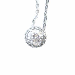 ネックレス アクセサリー ペンダント ラインストーン ロゴ 刻印 シルバー色 GY18 /MQ