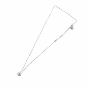 SWAROVSKI ネックレス アクセサリー ペンダント ラインストーン ロゴ 刻印 シルバー色 GY18 /MQ