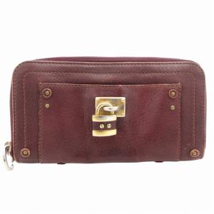 パディントン 長財布 ロング ウォレット ラウンドファスナー カナデ レザー ボルドー /GV GY18