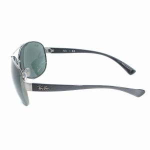 Ray-Ban アビエーター サングラス アイウェア 度なし ロゴ フルリム 6313-3N 黒 ブラック RB3386